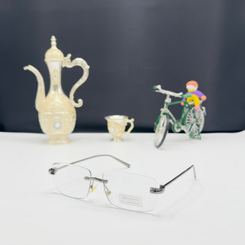 Minimal Edge Rimless 2-in-1 Photochromic Blue Light Glasses – Ultra-Light Day & Night Wear