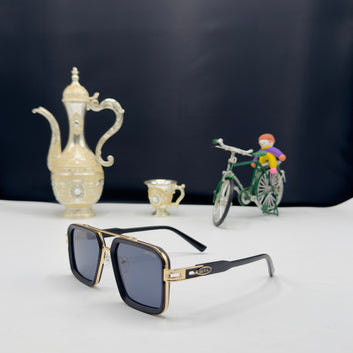 DITA Luxury Square Frame Sunglasses – Gold & Black Premium Edition